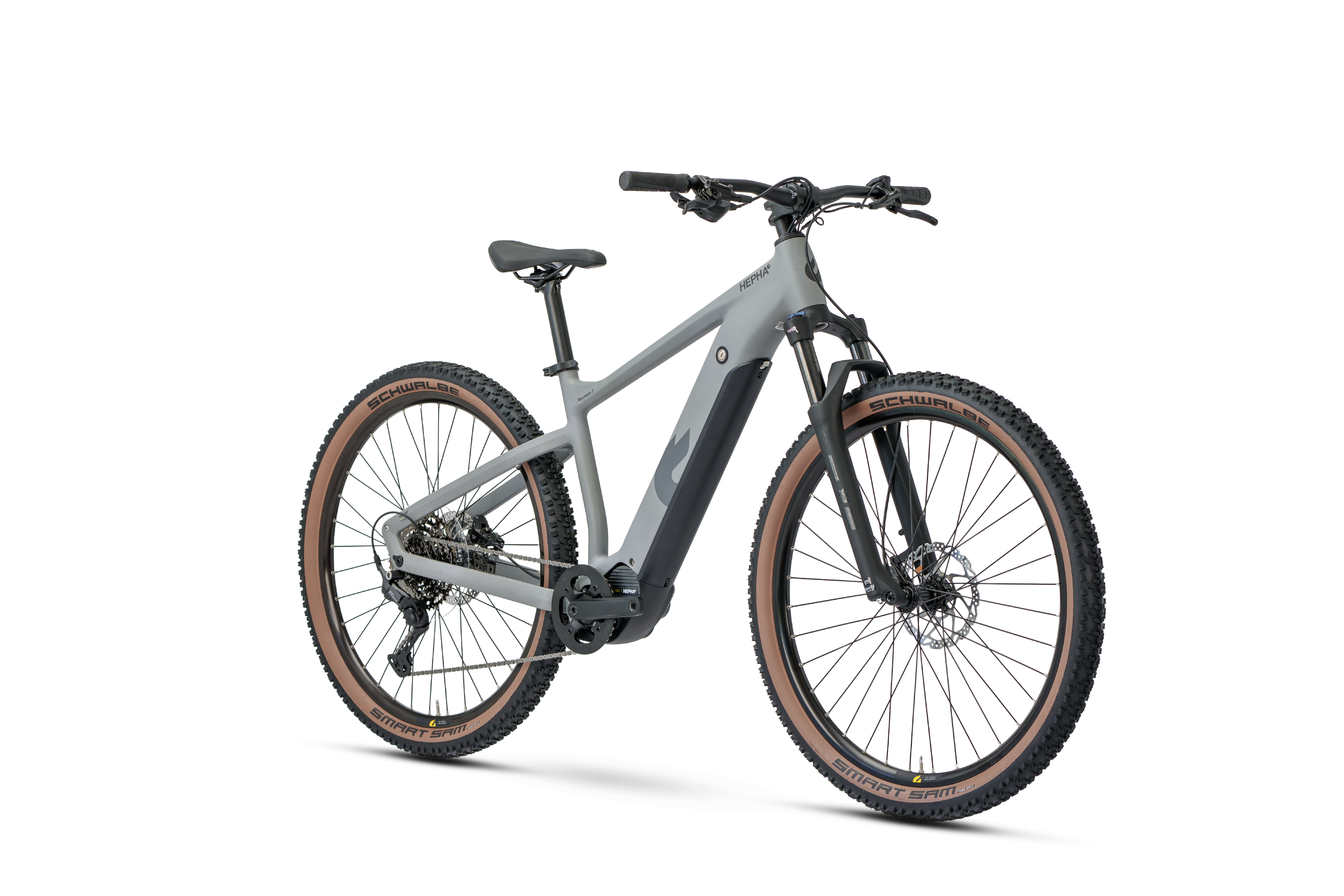 HEPHA Mountain 7 Performance E-Hardtails (grau) 2